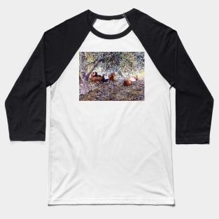 Hens In My Olive Grove Baseball T-Shirt